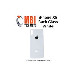 iPhone XS Replacement Back Glass Door Cover with Adhesive White