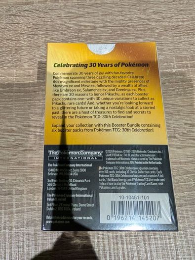 Pokemon 30th Celebration