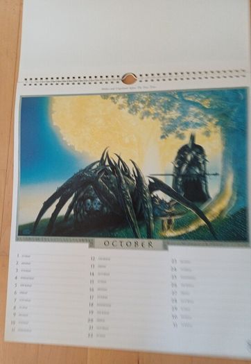JRR TOLKIEN Six Vintage Calenders