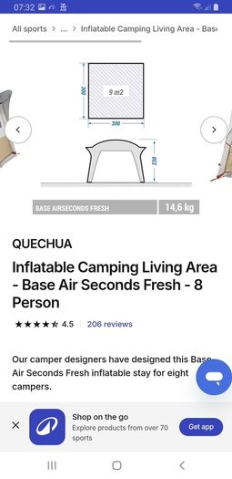 Camping Shelter Inflatable  Tent