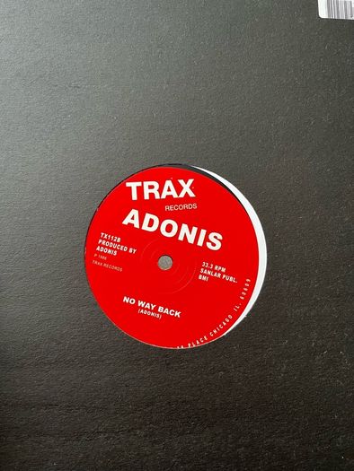Adonis No way back 12" vinyl