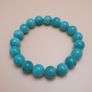 Natural Amazonite Gemstone Bracelet Aqua Green Gemstone Beads (11mm) Image 7