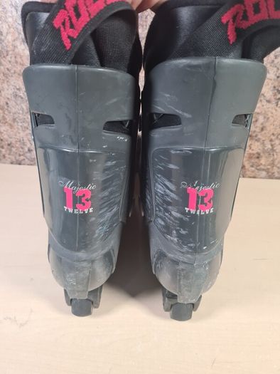 Vintage Roces Majestic Twelve 13 Aggressive Inline Skates Rollerblades Size Uk 10.5  EU 44.5