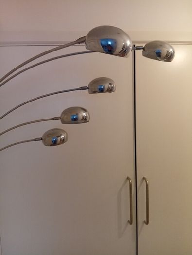 Deluxe Arch 5 Lights Chrome Floor lamp
