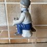 Porcelain Figures Girl/Frog& Boy/pig Image 10