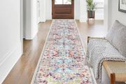 Hallway Runner Rug Non Slip 65x210cm Carpet Runners for Hallways Long Hall Rug Washable Distressed Kitchen Runner Mat Low Pile Floor Runners for Hallway, Entryway, Bedroom, Laundry Room