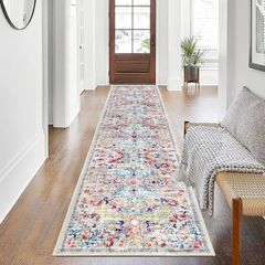 Hallway Runner Rug Non Slip 65x210cm Carpet Runners for Hallways Long Hall Rug Washable Distressed Kitchen Runner Mat Low Pile Floor Runners for Hallway, Entryway, Bedroom, Laundry Room
