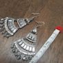 Quality Diamonte Tiered Earrings Image 2