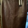 M&S Autograph real leather skirt, new, UK10 Image 3