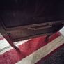 Antique oak sewing cabinet 1920s Image 6