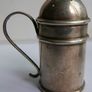 Antique Sterling Silver Salt & Pepper Shakers with bowl 80,00g Image 6