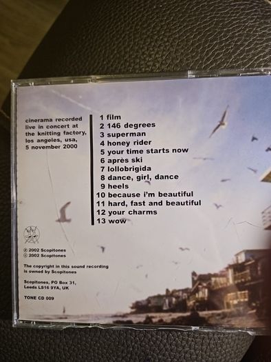Cinerama CD (Signed) - Live In Los Angeles