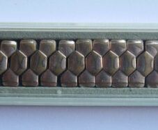 Vintage Rolled Gold / Stainless Steel Expanding Bracelet Watch Strap
