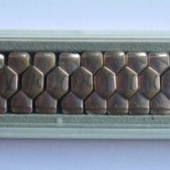 Vintage Rolled Gold / Stainless Steel Expanding Bracelet Watch Strap