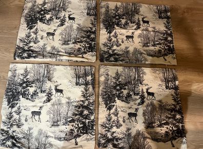 4 Christmas Cushion Covers
