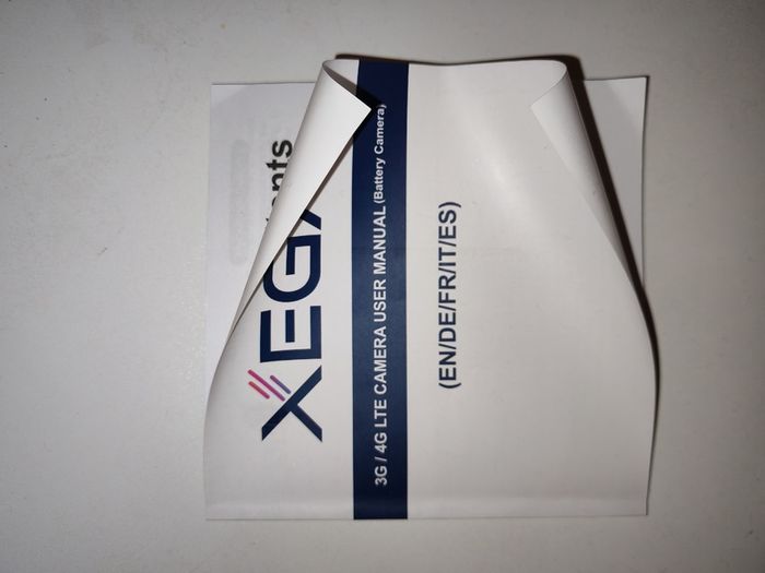 Xega 4G LTE solar security camera