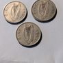 Old Irish Sixpence x3 Image 3
