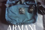 armani exchange laptop travel bag shoulder