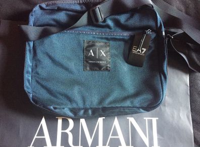 armani exchange laptop travel bag shoulder