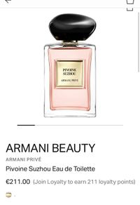 Armani Pivoine Suzhou 100ml EDT, New
