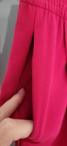 M&S Collection fuschia loose fit pants with zipped pockets Sz 14 Reg