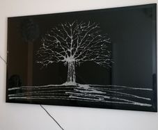 Glitter Tree Wall Art