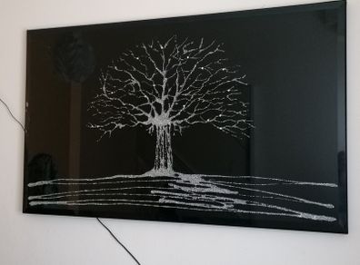 Glitter Tree Wall Art