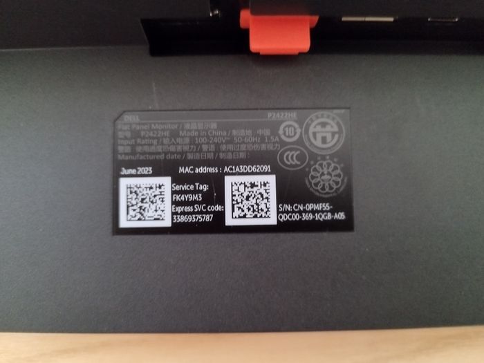 Dell 24" Matching Dual Monitor Setup (P2422H & P2422HE USB-C) Boxed & Mint