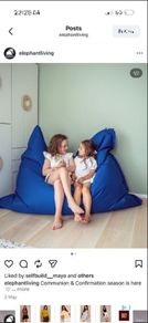 Elephant Living Jumbo Bean Bag
