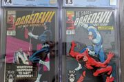 Daredevil Issue 288 and 290 CGC 9.4 Bullseye Certified Graded Comic Framed DC Marvel