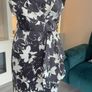 Ladies Black & White Floral Dress from Debenhams Image 5