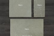 Kota Green Limestone Hand-Cut Natural Paving Patio Pack 15.12m