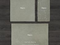 main image for ad Kota Green Limestone Hand-Cut Natural Paving Patio Pack 15.12m