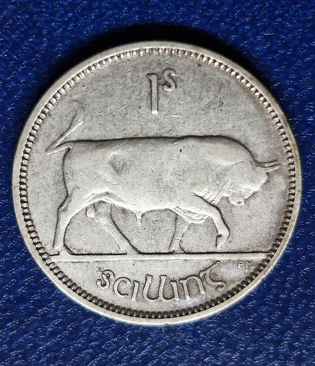 Ireland 1937 Shilling Silver