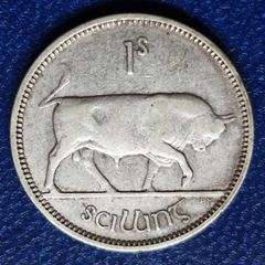 Ireland 1937 Shilling Silver