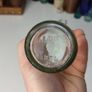 219 - Set of 2 Vintage Clear Glass Decorative Collectible Bottles Image 5