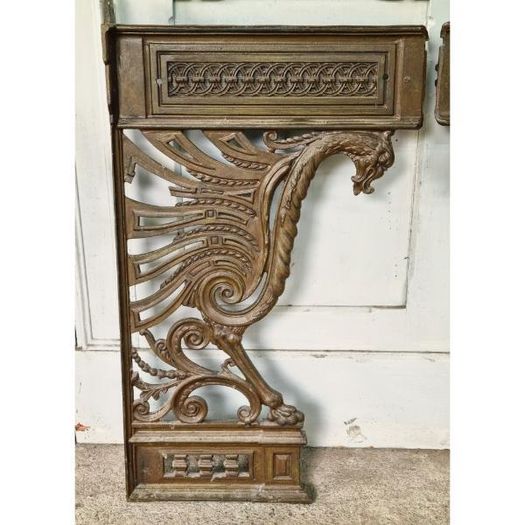 Victorian style Cast Iron Brackets Pair KAS1227