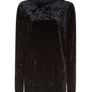 BRAND NEW Ladies New Look Crushed Velvet Hoodie/Top: Size 12 Image 3