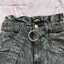 black denim skirt Image 4
