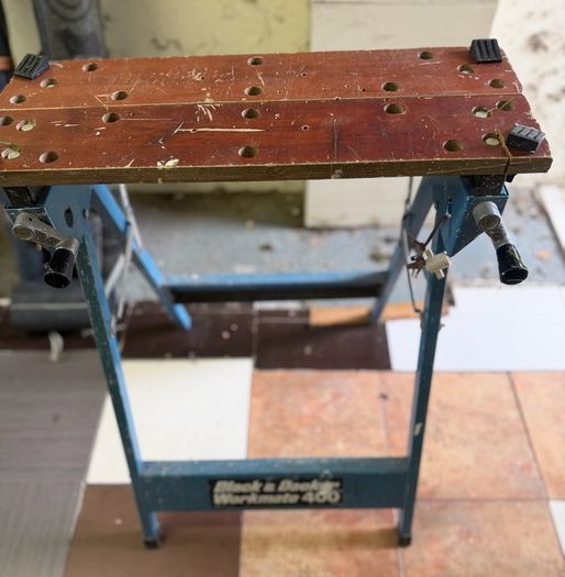 Black & Decker Workmate 400 Workbench & 2 Steel Frame Work Trestles