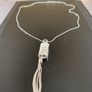 silver necklace Image 2