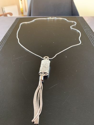 silver necklace