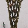 Vintage Art Deco Antique Brass Fan Fireplace Screen H24" x 34" Image 7