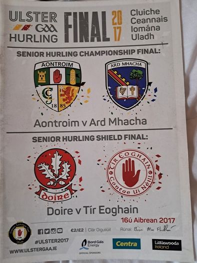 GAA Hurling Programmes (Ulster) X 7
