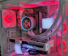 High-End White Gaming PC  Ryzen 7 9800X3D  RTX 5060 Ti 16GB