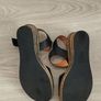 Gabor Black Wedge Sandals, size 5 Image 6
