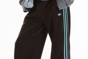 ADIDAS Originals Firebird Loose Track Pants Brown Ice Blue Size M!