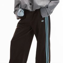 ADIDAS Originals Firebird Loose Track Pants Brown Ice Blue Size M!