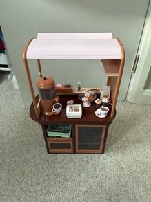 Our Generation Hot chocolate stand and accessories
