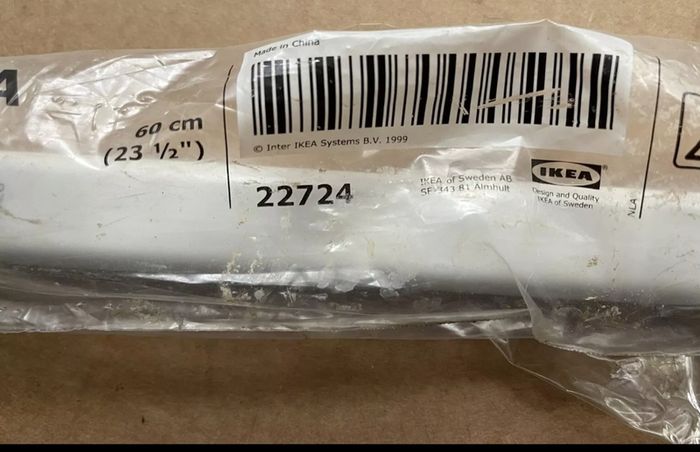 Ikea Sunnersta Space Saver Hook Rail 60 Cm 303.037.22